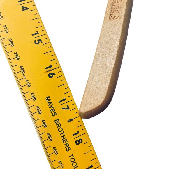 Vintage Hart Schaffner & Marx Wood Locking Suit Hanger 17" Wishbone Grand Rapids - Picture 4 of 12